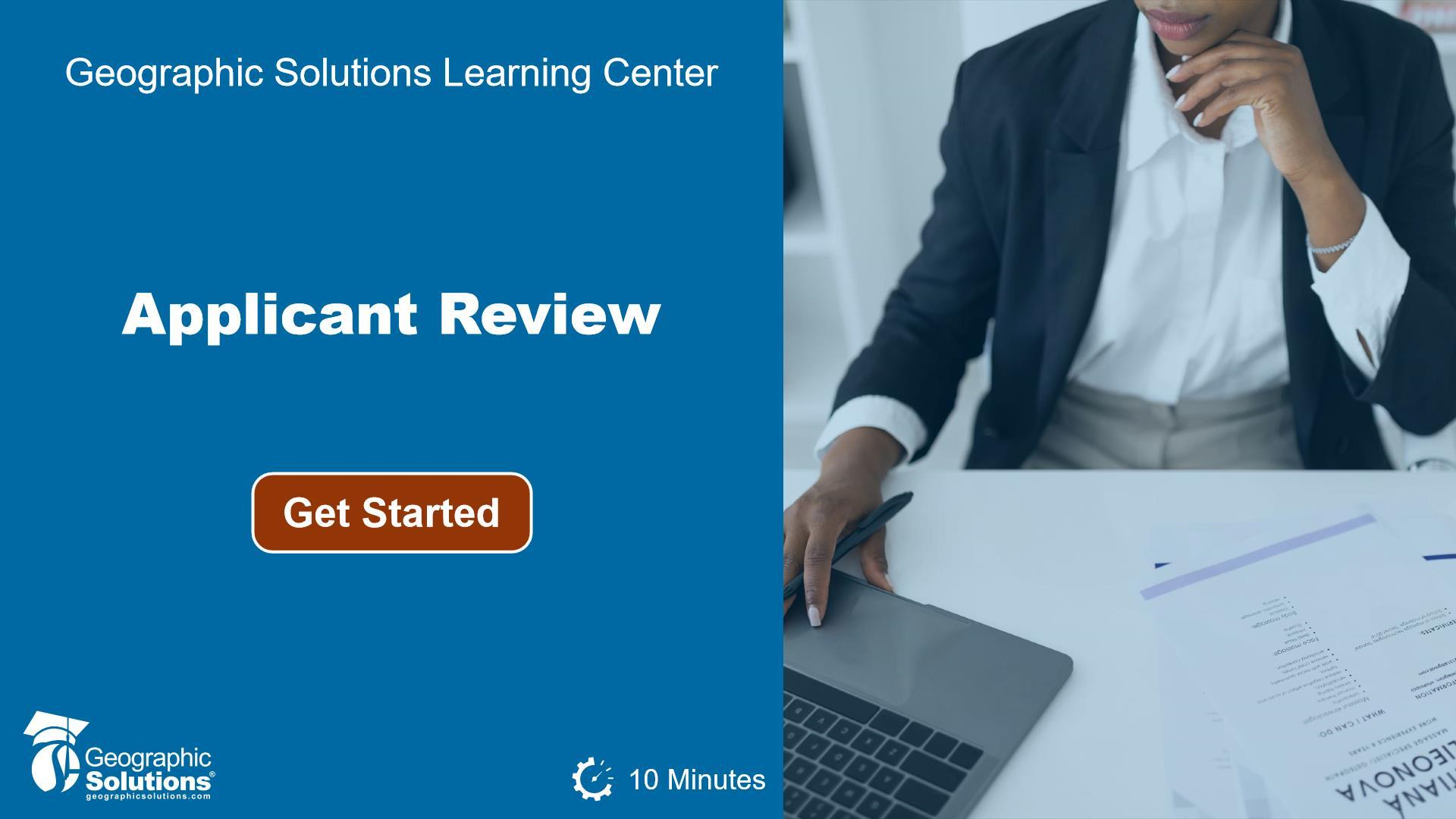 Applicant Review